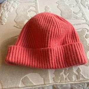 Marc Jacobs Cashmere Ribbed Beanie